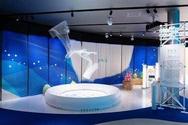 2025年日本国際博覧会(大阪・関西万博)　大阪パビリオン出展ブース 盛夏デザインへ設(しつら)え替(が)え