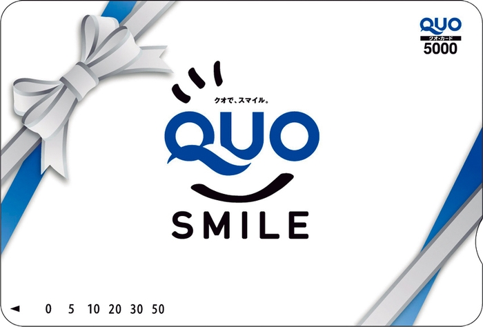 賞品の5,000円分クオカード