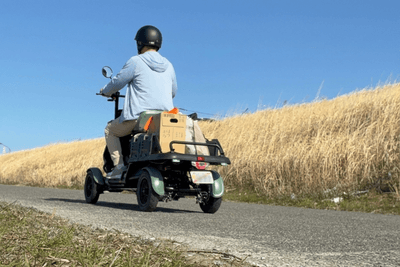 力強く走行出来る500Wモーターを搭載