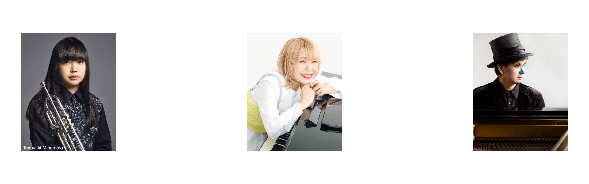 左から松井秀太郎、ハラミちゃん、H ZETT M(H ZETTRIO)