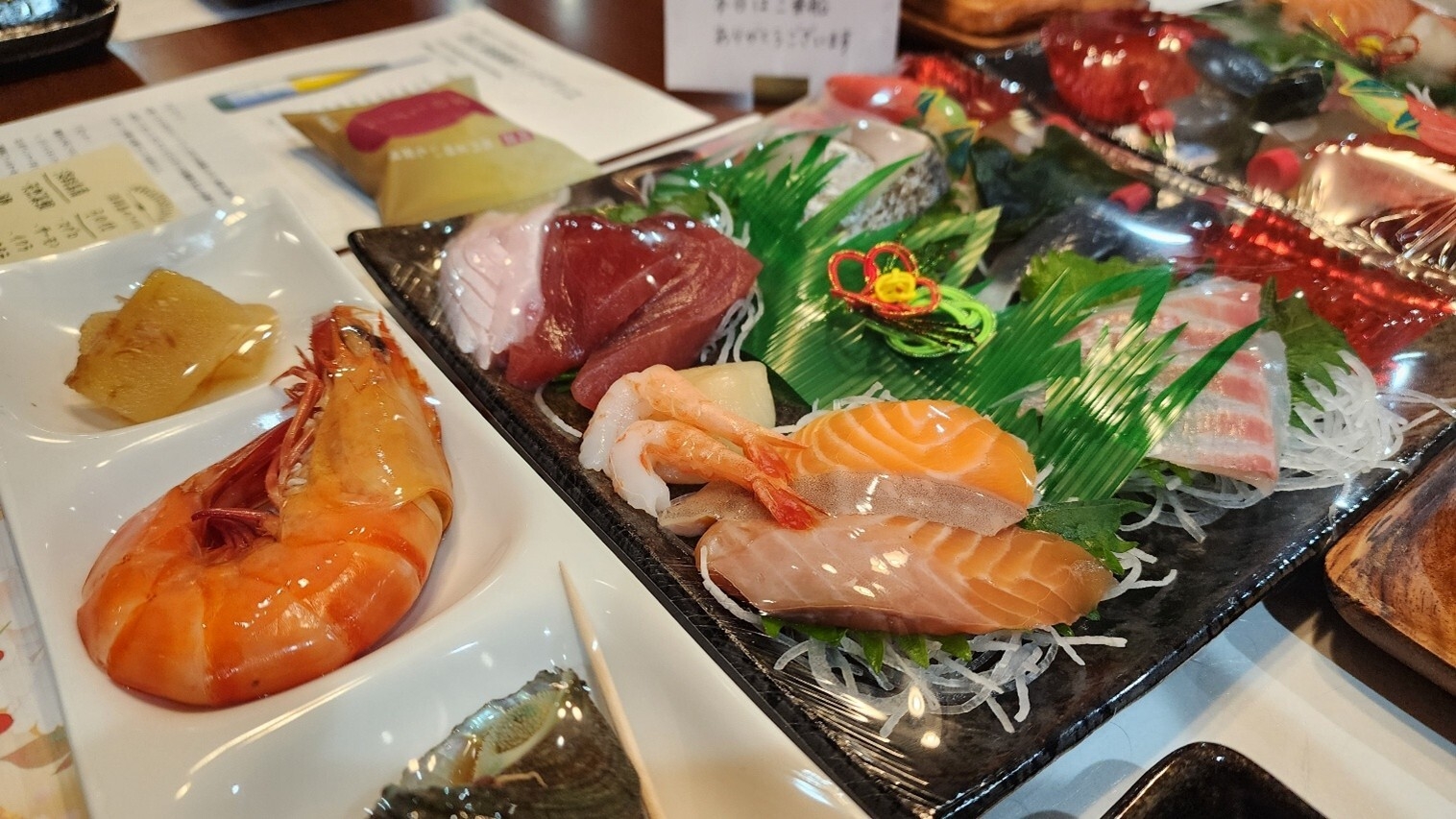 VIP席(お刺身&縁起物)