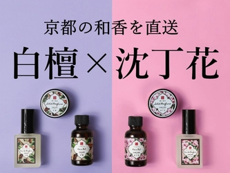 京都の和香を直送「白檀と沈丁花の京コスメセット」マクアケにてクラウドファンディングを開始