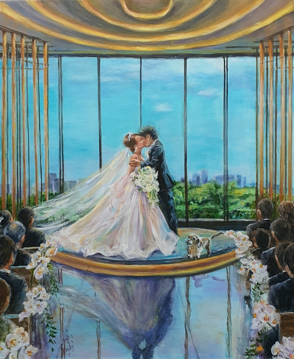 特別な瞬間を絵画に残す