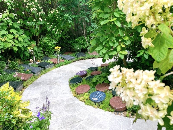 個別区画の墓標(西陣庭苑)