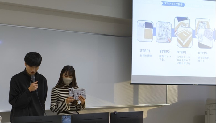 授業内でワークショップについて企画・提案している様子