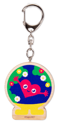 木製キーホルダー