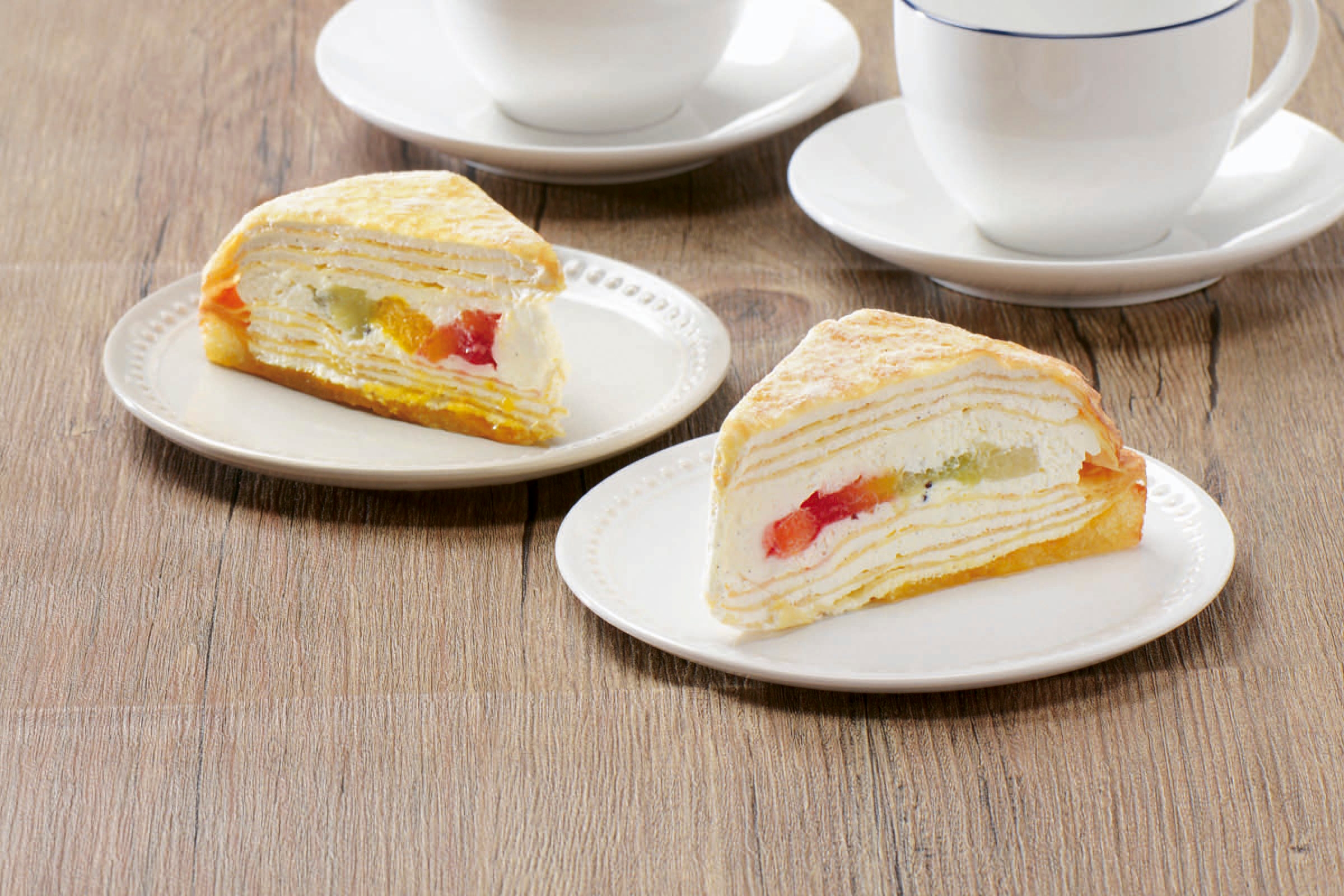 “ドルチェガーデン”から本格派ミルクレープ登場 「5種のフルーツミルクレープ」新発売