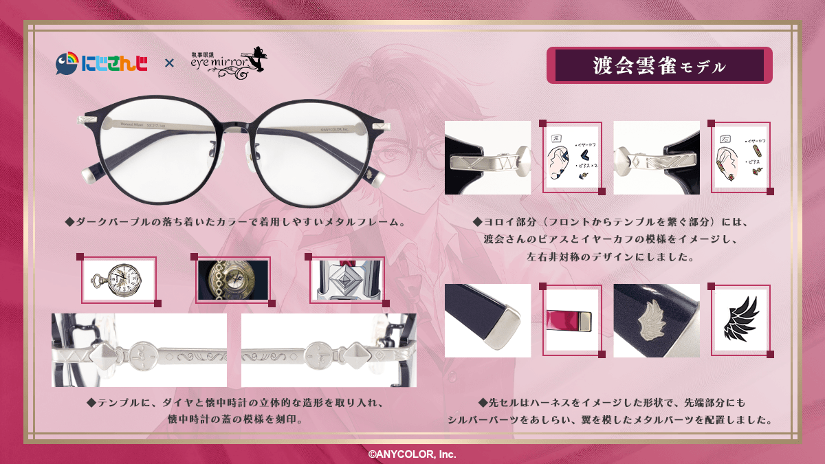 渡会雲雀 モデル デザイン説明