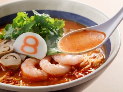 ８番らーめんのトムヤムクンらーめん