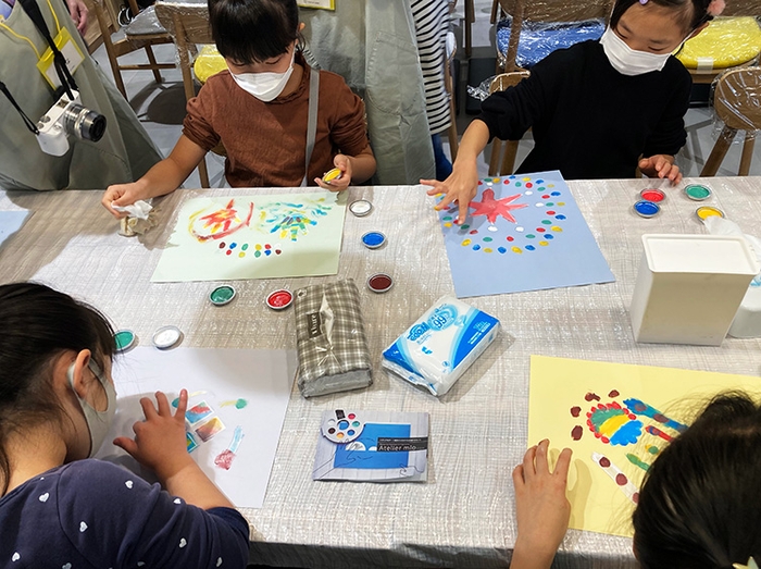 アトリエミオ体験ワークショップ風景