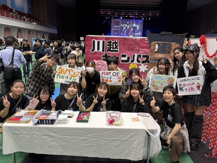 キャンパスでの展示の様子(おおぞらFES 関東)