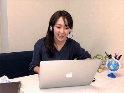 おうちdeオンライン留学授業風景（イメージ）