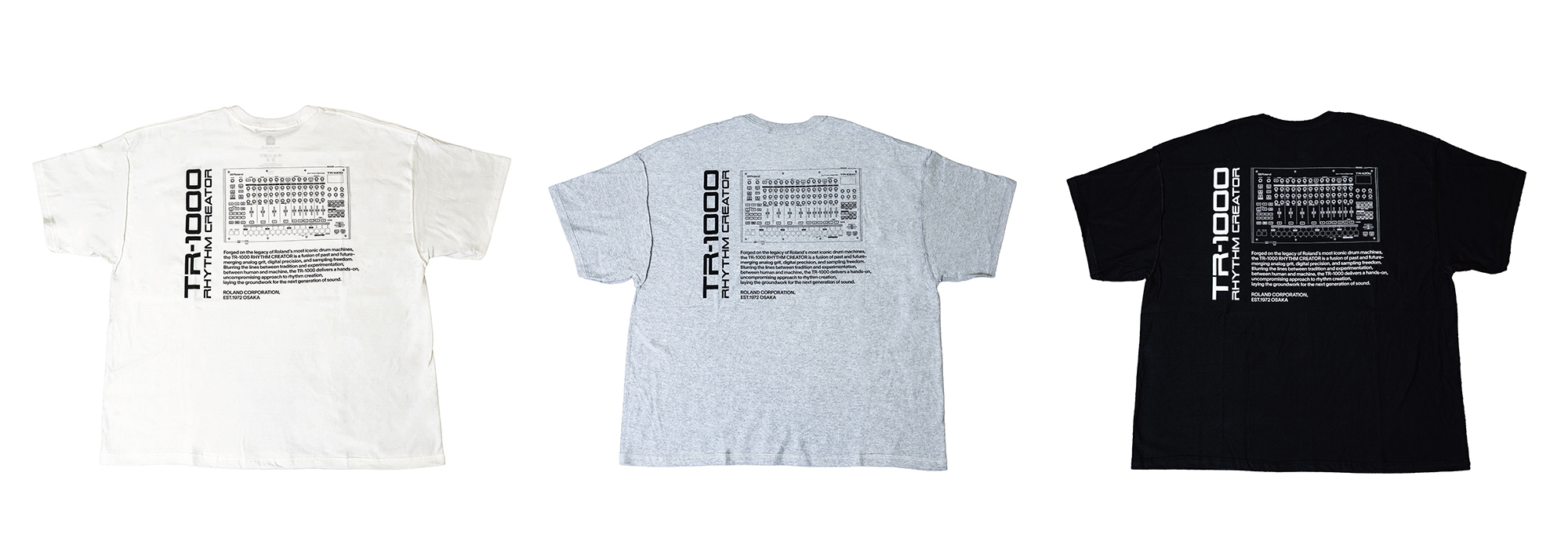 TR-1000 T-SHIRT(ISNESS MUSICxROLAND)