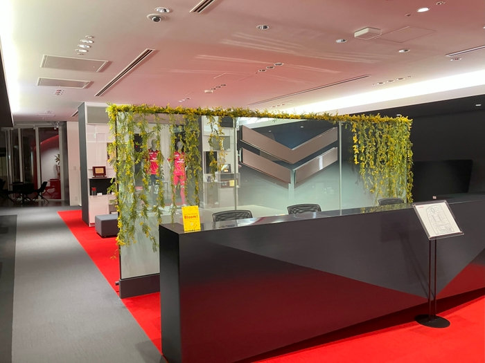 総合受付 ガーランド装飾