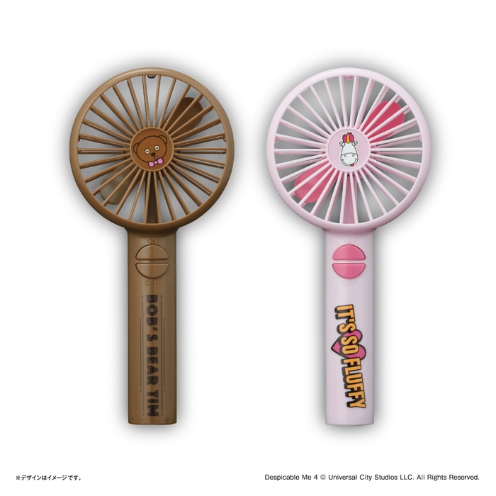 ▲ミニオン プレミアムハンディファン “ティム&フラッフィ” ~GiGO限定~