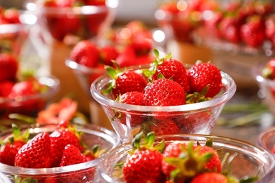 これでもかと言わんばかりの山盛り『イチゴ』