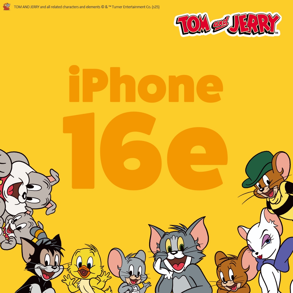 「トムとジェリー」デザインのiPhone 16eに対応したモコモコな手触りでかわいいサガラ刺繍の手帳型カバーを株式会社PGAが4月25日より発売