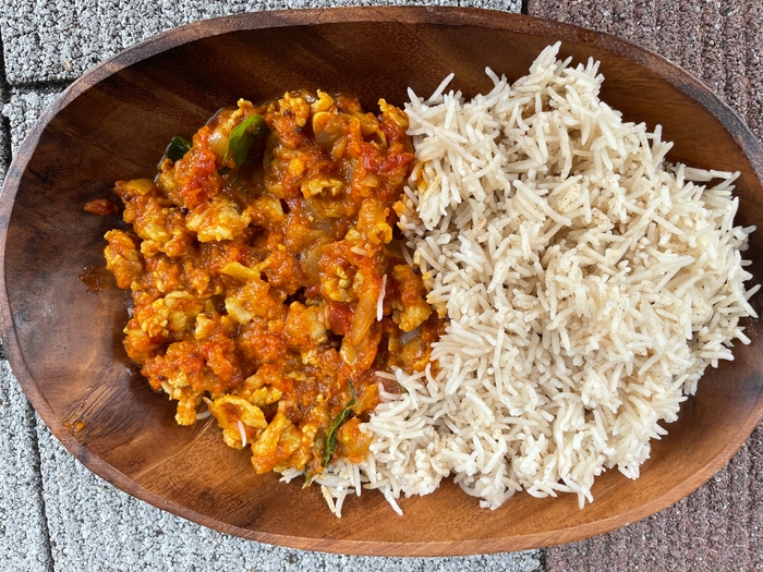 スパイスと出汁の一体感をお楽しみください