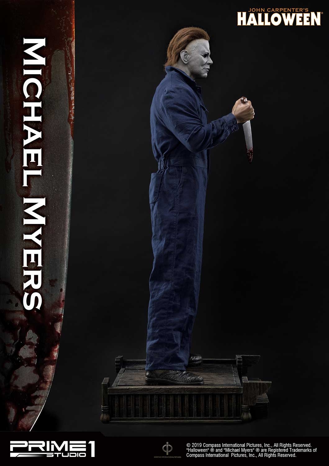 全高1m越えの迫力サイズ！ホラー映画の傑作『ハロウィン』に登場する