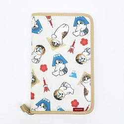 ちりめん風生地と和柄がおしゃれなモフサンドのフリーケース！家でも外でもなコンパクトサイズ