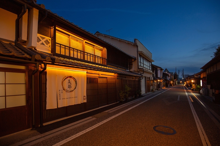 城東街並み保存地区夜景