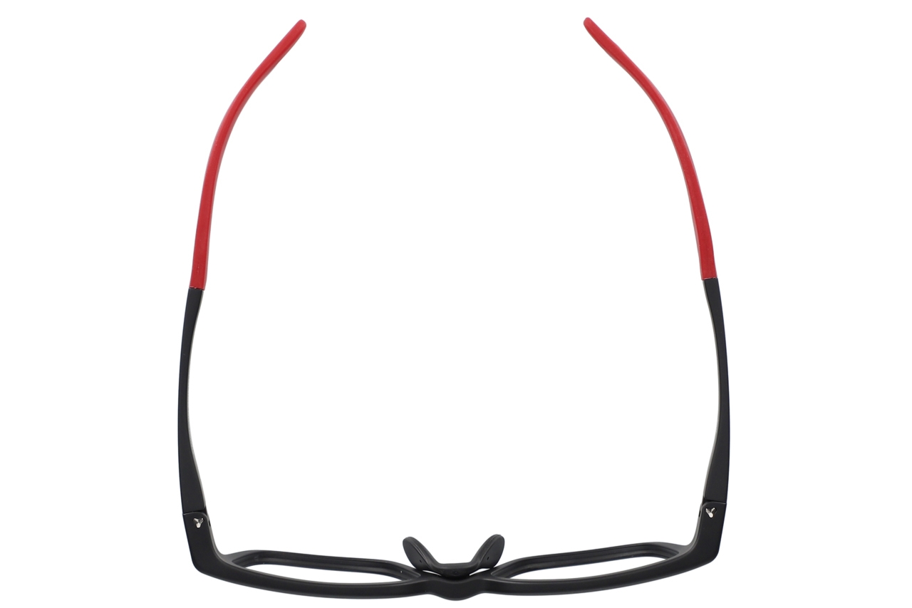 メガネを上から見た図(開いた時)