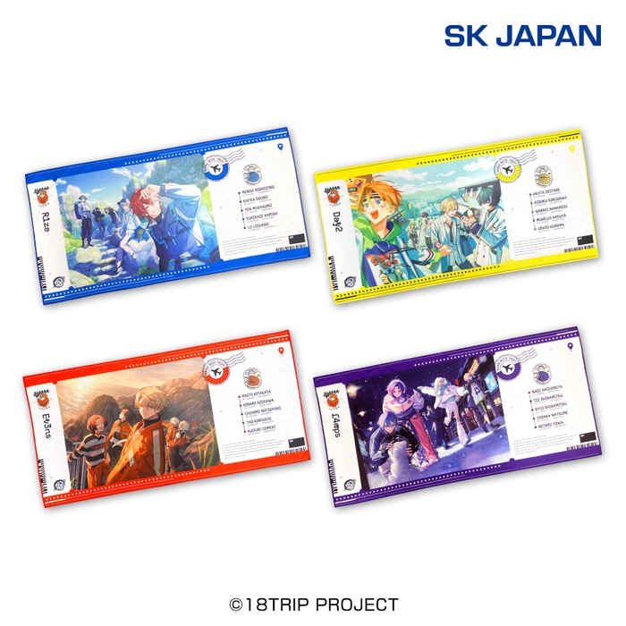 チケットデザイン風バスタオル