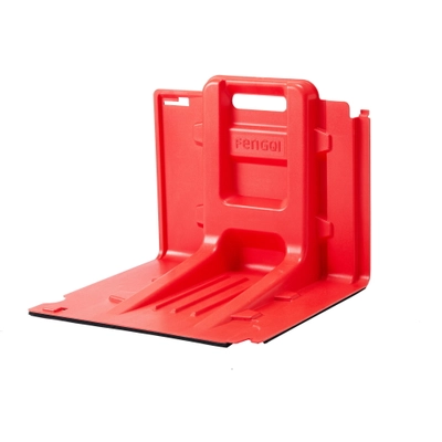 豪雨等による浸水防止対策のための止水版(L字型パネル) 安価で運びやすい「マジックウォール」を販売開始