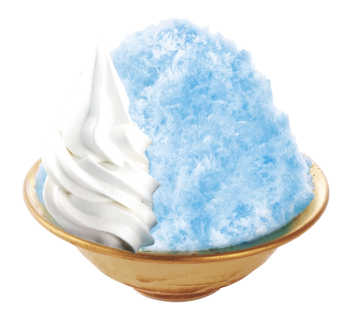 クッピーラムネ氷(ソフトクリームトッピング後)