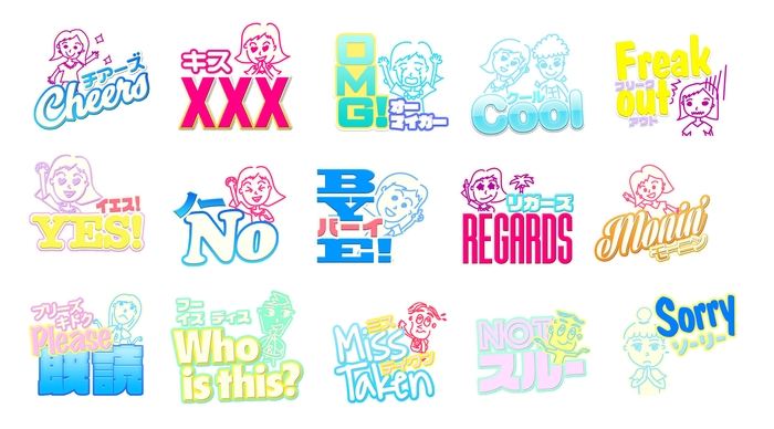 スタンプ・ステッカー(全40種)