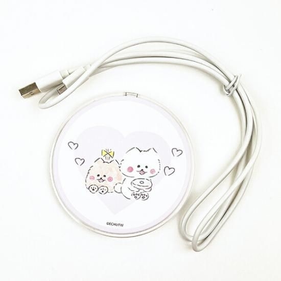 スマホを置くだけ！ほわころくらぶのワイヤレスチャージャーで癒しの充電タイムを過ごしましょう。