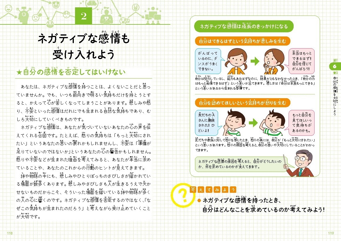 ネガティブな感情も受け入れよう