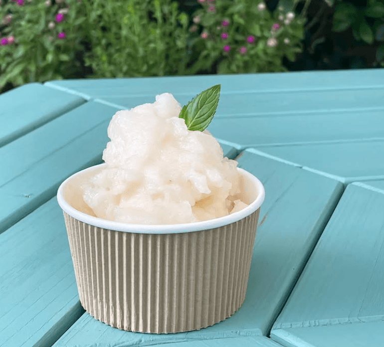 和梨のクラフトシャーベット