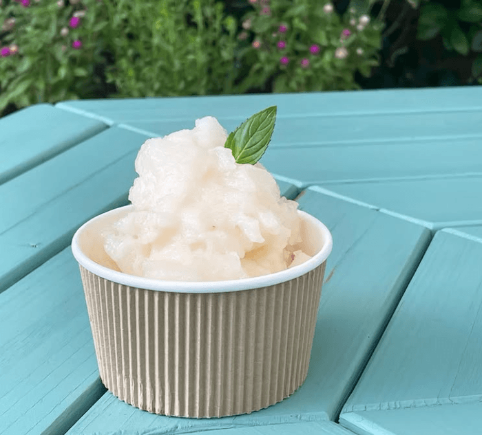 和梨のクラフトシャーベット