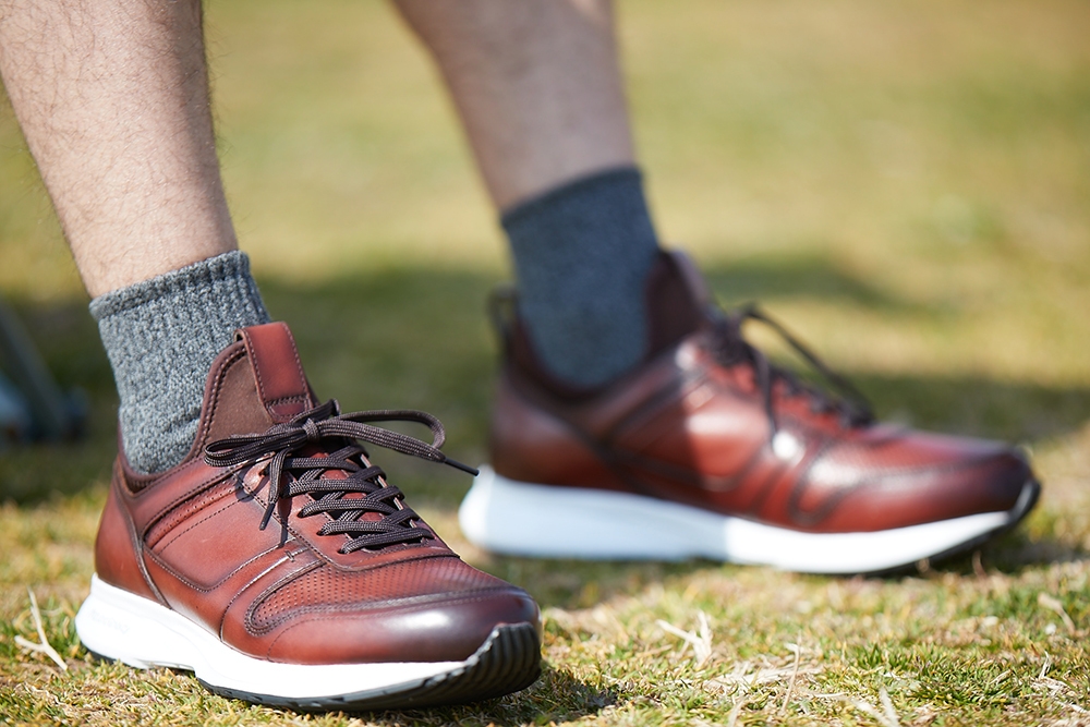 ブラウン足元画像(メンズ)