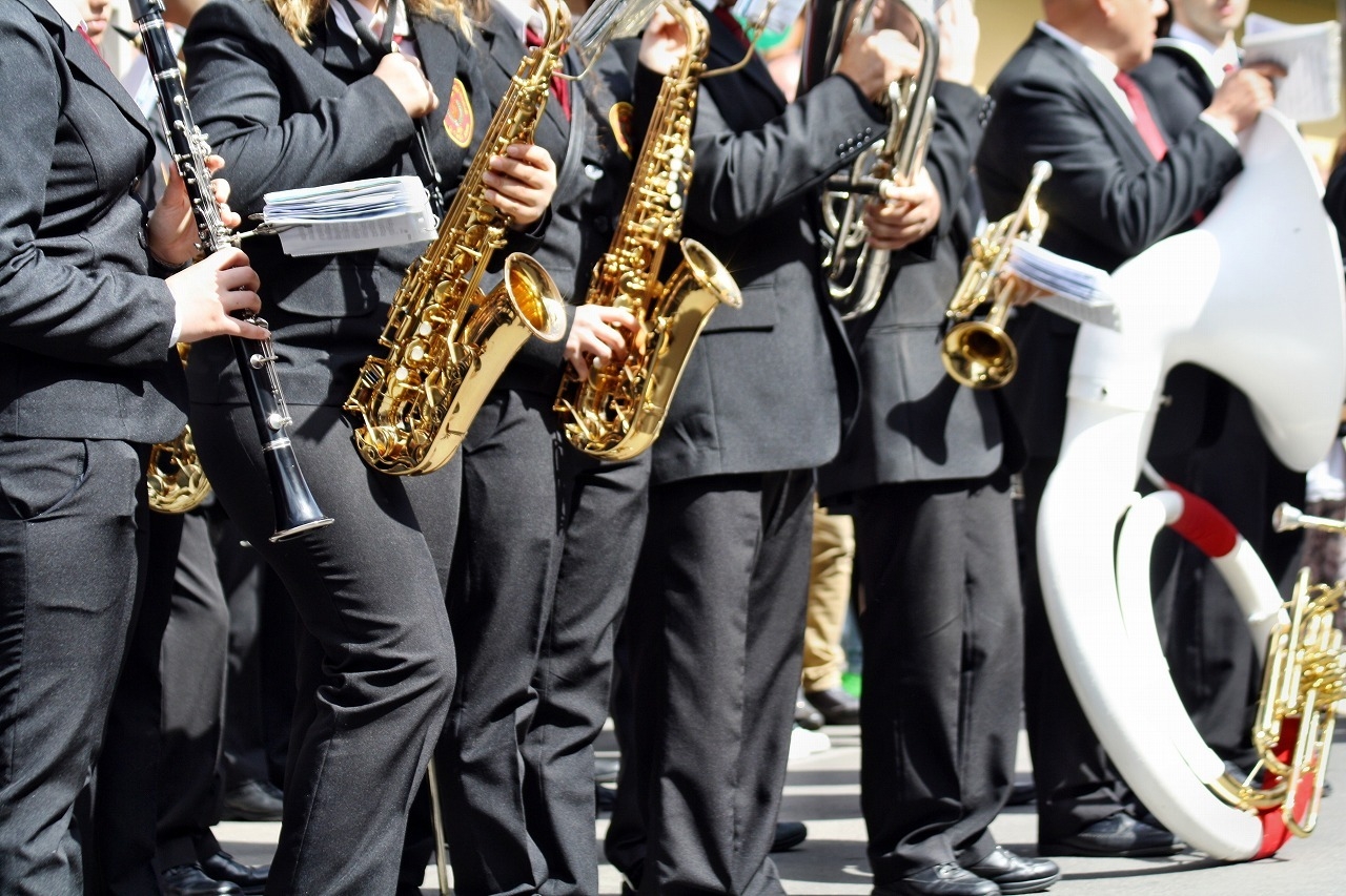 中学生の吹奏楽部の活躍風景(3)