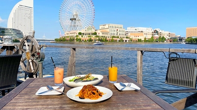 みなとみらいの景色を一望してお食事