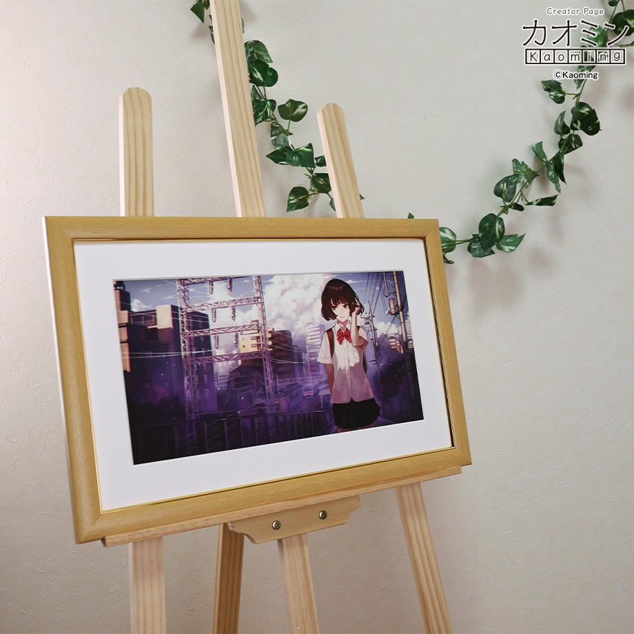 カオミン 複製画「鉄塔千鳥線」