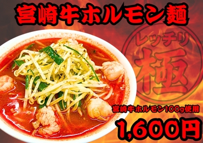 宮崎牛ホルモン麺
