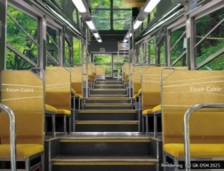 叡山ケーブル内装イメージ