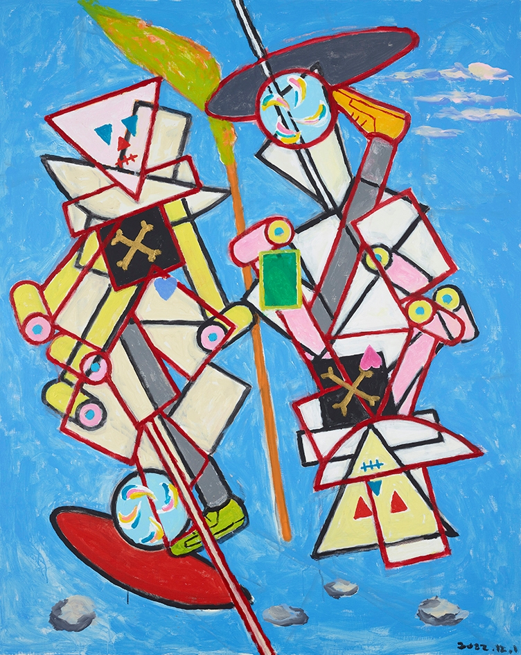 横尾忠則 《2022-12-01》 2022年 撮影:上野則宏