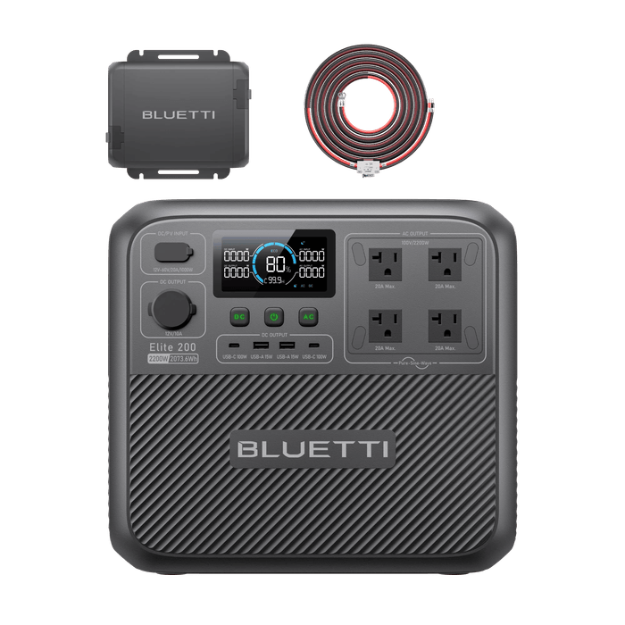 大容量ポータブル電源「Elite 200 V2」&走行充電器「Charger 1」