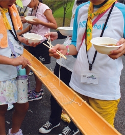 流しそうめん