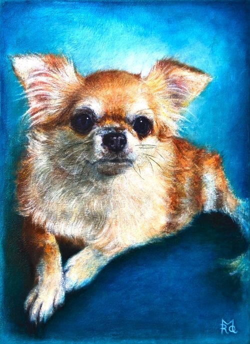 MoRoさん　作「傍犬」