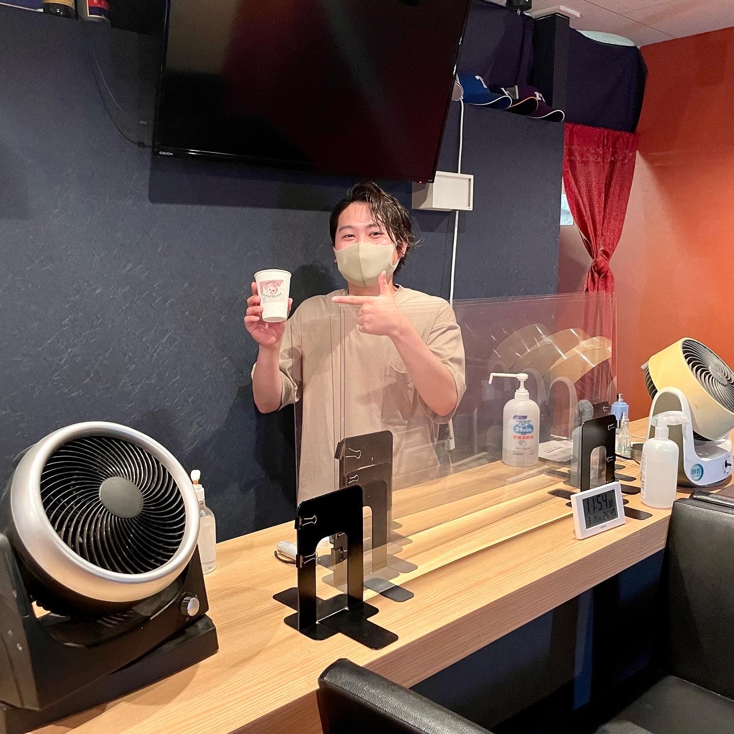 店主の萩森翔平さん