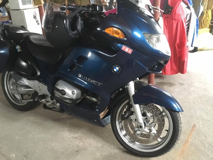 FAステッカー　貼付バイク