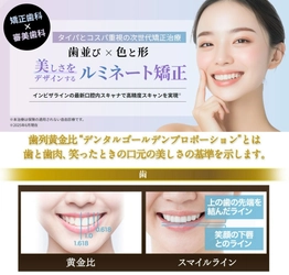 AI技術を取り入れた「ルミネート矯正」日本初上陸の矯正（歯並び）と審美（色・形）を組み合わせた次世代矯正歯科治療