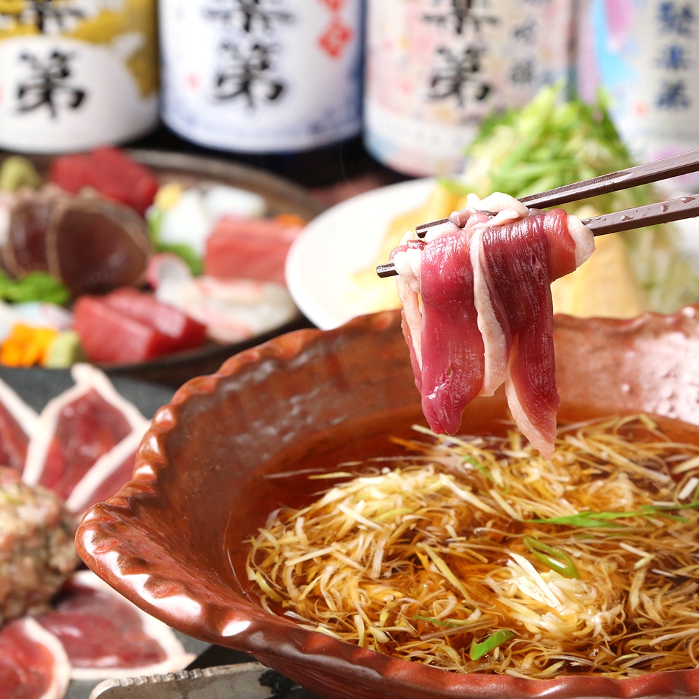 京鴨と湯葉のしゃぶしゃぶ 2,948円