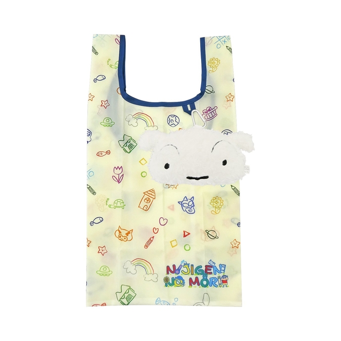 シロ ポーチ付きエコバッグ