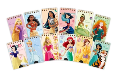 夢がいっぱい！推しのプリンセスが12種類登場　 「ディズニープリンセス／ポケットカレンダー」9月1日新発売　 滑り止め付で自立して、コンパクトで持ち運びに便利！